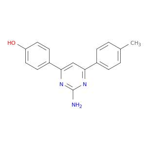 Phenol, 4-[2-amino-6-(4-methylphenyl)-4-pyrimidinyl]-