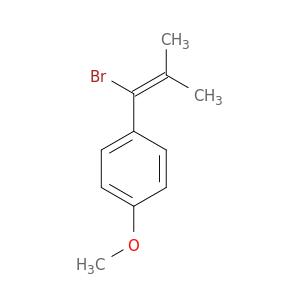 Benzene, 1-(1-bromo-2-methyl-1-propenyl)-4-methoxy-