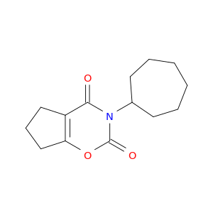 Cyclopent[e]-1,3-oxazine-2,4(3H,5H)-dione, 3-cycloheptyl-6,7-dihydro-