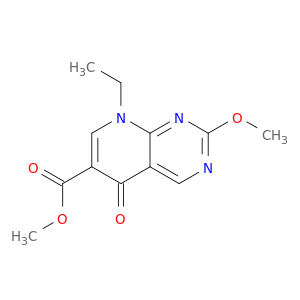 甲基8-乙基-5,8-二氢-2-甲氧基-5-氧吡啶[2,3-D]嘧啶-6-羧酸盐