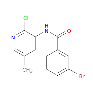 Benzamide, 3-bromo-N-(2-chloro-5-methyl-3-pyridinyl)-