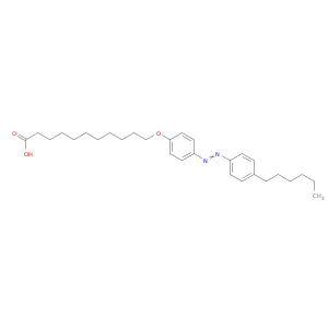 Undecanoic acid, 11-[4-[(4-hexylphenyl)azo]phenoxy]-
