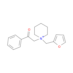 Piperidinium, 1-(2-furanylmethyl)-1-(2-oxo-2-phenylethyl)-