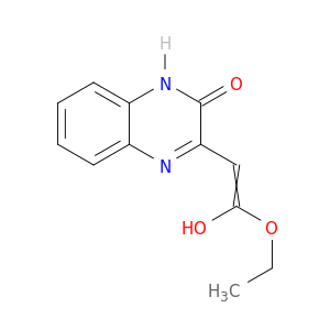 2(1H)-Quinoxalinone, 3-(2-ethoxy-2-hydroxyethenyl)-