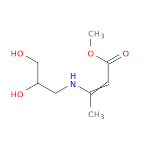 2-Butenoic acid, 3-[(2,3-dihydroxypropyl)amino]-, methyl ester
