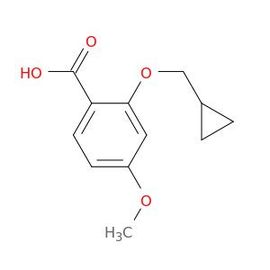 2-(cyclopropylmethoxy)-4-methoxybenzoic acid