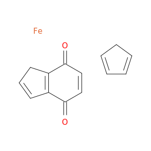 Iron, (h5-2,4-cyclopentadien-1-yl)[(1,2,3,3a,7a-h)-4,7-dihydro-4,7-dioxo-1H-inden-1-yl]-