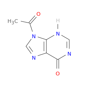 9-乙酰基-1,9-二氢-6H-嘌呤-6-酮