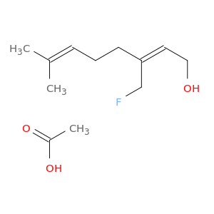 2,6-Octadien-1-ol, 3-(fluoromethyl)-7-methyl-, acetate, (2Z)-