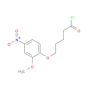 Pentanoyl chloride, 5-(2-methoxy-4-nitrophenoxy)-