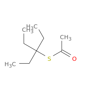Ethanethioic acid, S-(1,1-diethylpropyl) ester