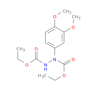 1,2-Hydrazinedicarboxylic acid, 1-(3,4-dimethoxyphenyl)-, diethyl ester