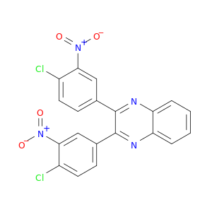 2,3-BIS(4-CHLORO-3-NITRO-PHENYL)QUINOXALINE