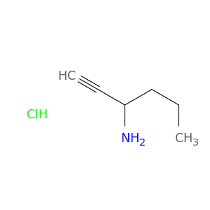 hex-1-yn-3-amine hydrochloride