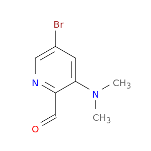 5-Bromo-3-(dimethylamino)picolinaldehyde