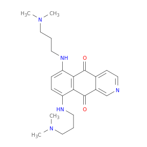 Benz[g]isoquinoline-5,10-dione,6,9-bis[[3-(dimethylamino)propyl]amino]-