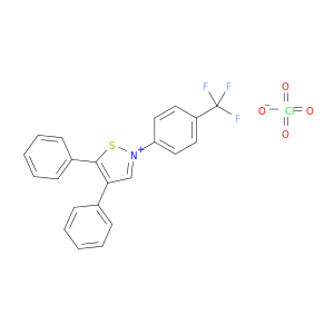 Isothiazolium, 4,5-diphenyl-2-[4-(trifluoromethyl)phenyl]-, perchlorate