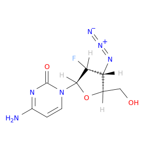 3'-AZIDO-2',3'-DIDEOXY-2'-FLUOROCYTIDINE