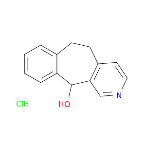 5H-Benzo[5,6]cyclohepta[1,2-c]pyridin-11-ol,6,11-dihydro-, hydrochloride (1:1)