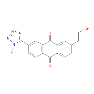 9,10-Anthracenedione, 2-(2-hydroxyethyl)-7-(1H-tetrazol-5-yl)-
