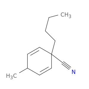 2,5-Cyclohexadiene-1-carbonitrile, 1-butyl-4-methyl-