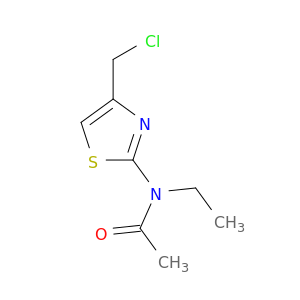 N-[4-(chloromethyl)-1,3-thiazol-2-yl]-N-ethylacetamide