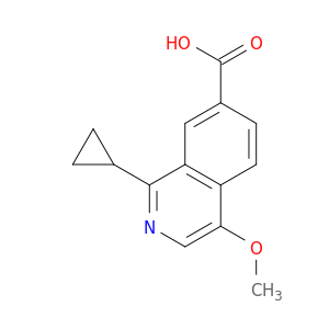 7-Isoquinolinecarboxylic acid, 1-cyclopropyl-4-methoxy-