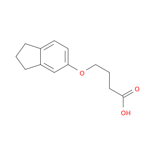 4-(2,3-dihydro-1H-inden-5-yloxy)butanoic Acid