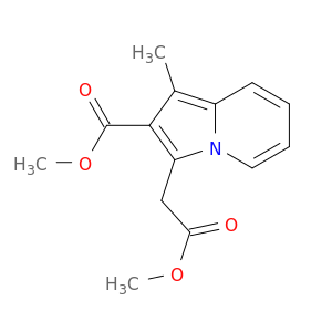 3-Indolizineacetic acid, 2-(methoxycarbonyl)-1-methyl-, methyl ester