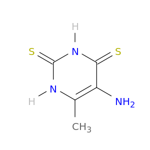 2,4(1H,3H)-Pyrimidinedithione, 5-amino-6-methyl-