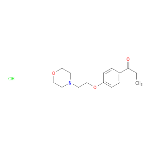 1-{4-[2-(morpholin-4-yl)ethoxy]phenyl}propan-1-one hydrochloride(1:1)