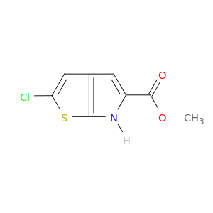 2-氯-6H-噻吩并[2,3-b]吡咯-5-羧酸甲酯