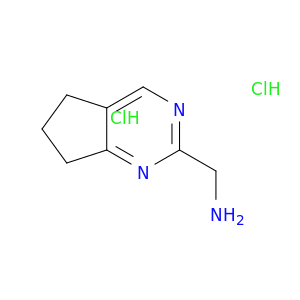 {5H,6H,7H-Cyclopenta[d]pyrimidin-2-yl}methanamine Dihydrochloride