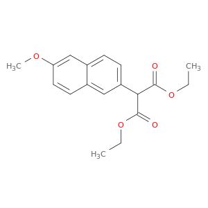 Propanedioic acid, (6-methoxy-2-naphthalenyl)-, diethyl ester