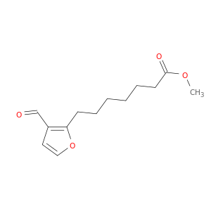 2-Furanheptanoic acid, 3-formyl-, methyl ester