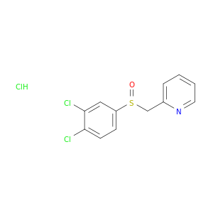 Pyridine, 2-[[(3,4-dichlorophenyl)sulfinyl]methyl]-, hydrochloride