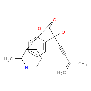 Benzeneacetic acid, a-hydroxy-a-(3-methyl-3-buten-1-yn-1-yl)-,2-methyl-1-azabicyclo[2.2.2]oct-3-yl ester
