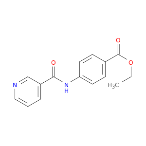 Benzoic acid,4-[(3-pyridinylcarbonyl)amino]-, ethyl ester
