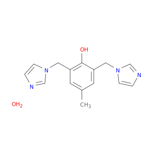 Phenol, 2,6-bis(1H-imidazol-1-ylmethyl)-4-methyl-, monohydrate