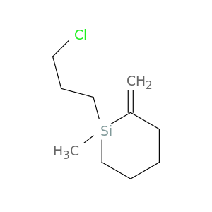 Silacyclohexane, 1-(3-chloropropyl)-1-methyl-2-methylene-