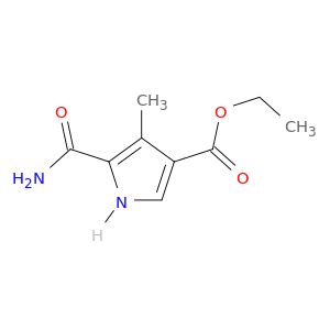 1H-Pyrrole-3-carboxylic acid, 5-(aminocarbonyl)-4-methyl-, ethyl ester
