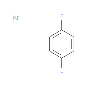 Benzene, 1,4-difluoro-, compd. with krypton (1:1)
