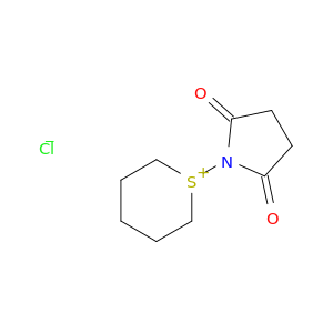2H-Thiopyranium, 1-(2,5-dioxo-1-pyrrolidinyl)tetrahydro-, chloride