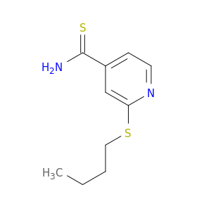 4-Pyridinecarbothioamide, 2-(butylthio)-
