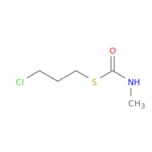 Carbamothioic acid, methyl-, S-(3-chloropropyl) ester