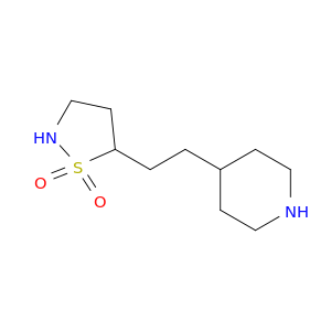 Piperidine, 4-[2-(1,1-dioxido-5-isothiazolidinyl)ethyl]-