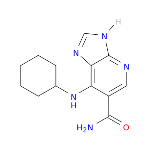 3H-Imidazo[4,5-b]pyridine-6-carboxamide, 7-(cyclohexylamino)-