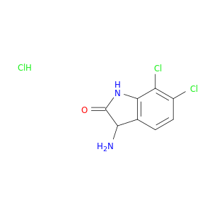 3-amino-6,7-dichloro-2,3-dihydro-1H-indol-2-one hydrochloride