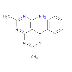 Pyrimido[4,5-d]pyrimidin-4-amine, 2,7-dimethyl-5-phenyl-