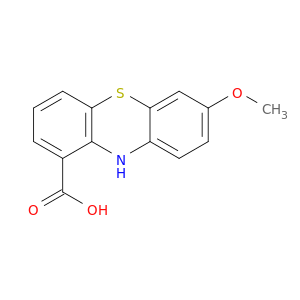 10H-Phenothiazine-1-carboxylic acid, 7-methoxy-